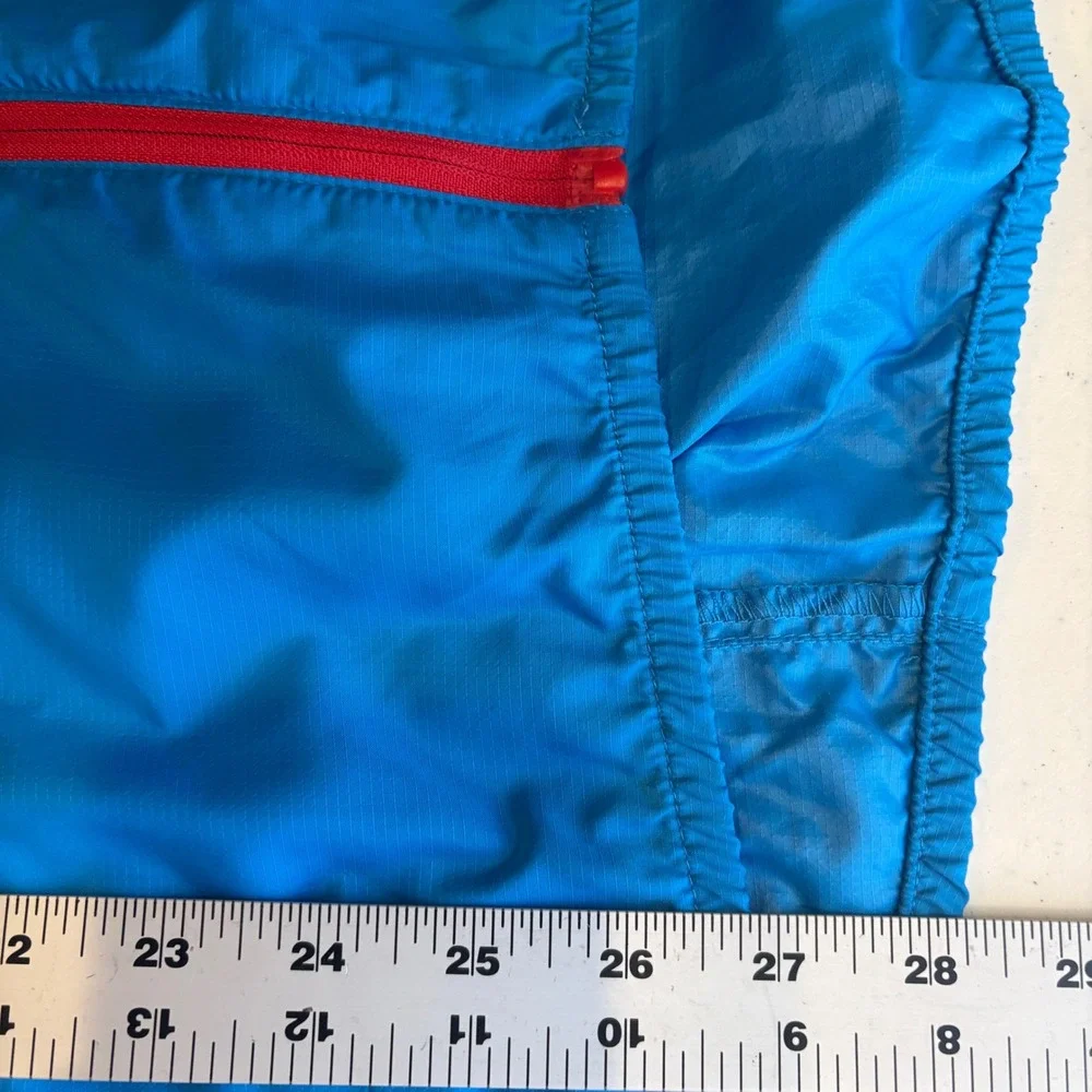 Mizuno Mens Japan Engineered Blue Ripstop Running Windbreaker Jacket Medium